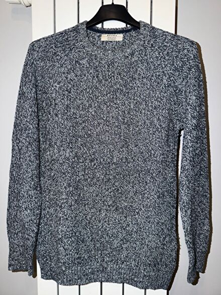 Bershka Erkek S Kalın Örgü Triko Kazak