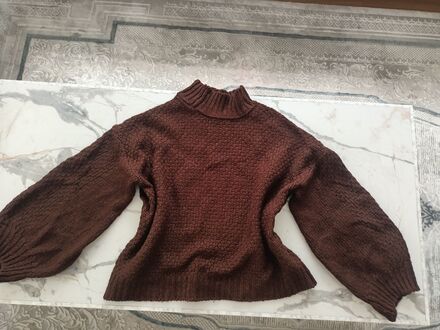 Kahverengi Vintage Kazak