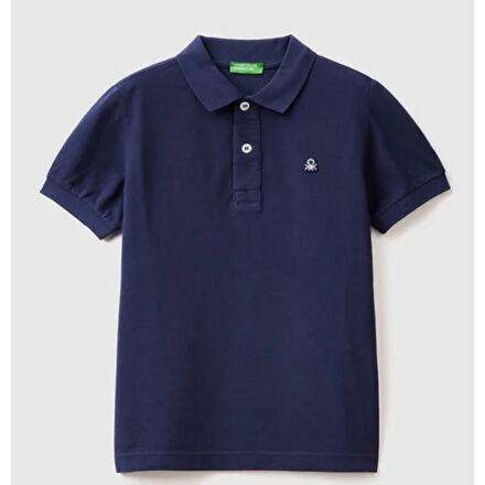 Benetton Lacivert Polo Yaka Tişört