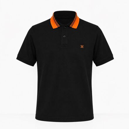 Siyah Polo Yaka T-Shirt