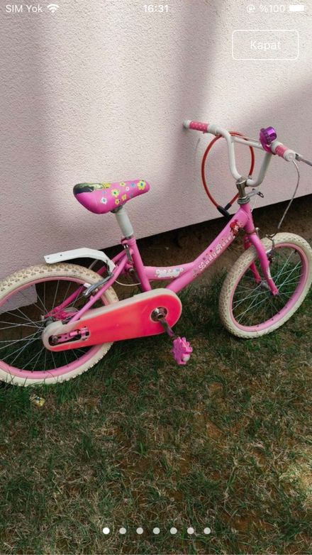 Pembe Çocuk Bisikleti