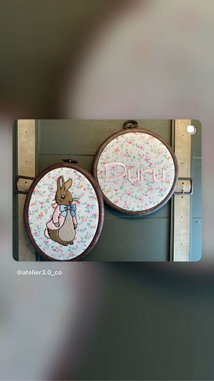 Nakışlı El Yapımı Dekoratif Tablolar