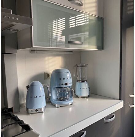 Smeg mavi filtre kahvesi makinası