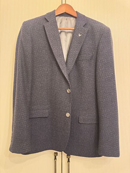 Erkek blazer spor ceket 2 düğme