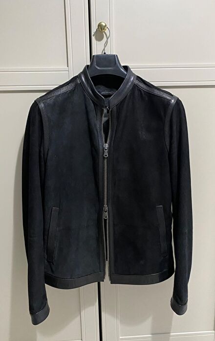 John Varvatos Süet Deri Ceket