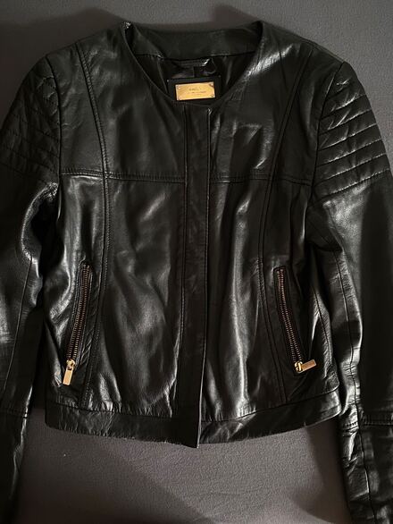 grunge fitted hakiki deri ceket
