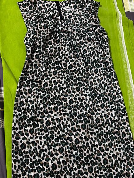 Leopar Desenli Günlük Elbise