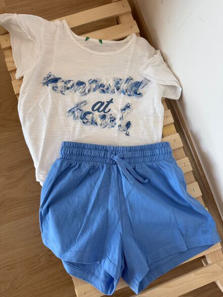 Benetton tisort ve sort ikili takim