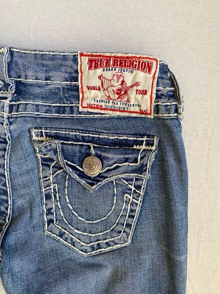 True Religion Düşük Bel Jean