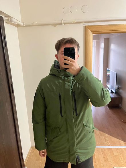 Yeşil Parka Mont