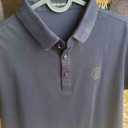 Emporio ArmaniLacivert Polo Yaka T-Shirt