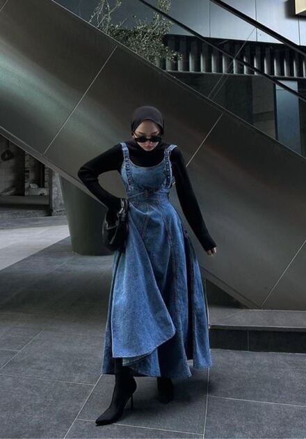 Mavi Denim kot Elbise