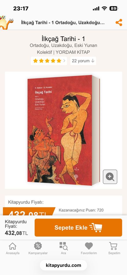 İlkçağ Tarihi - 1 Kitap