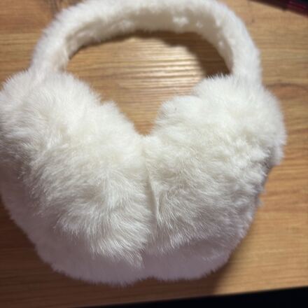 Peluş Kulaklık Beyaz