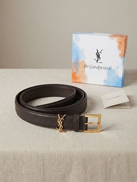 Yves Saint Laurent Kahverengi Kemer