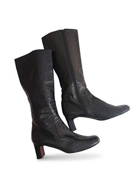 Cole Haan Siyah Deri Çizme