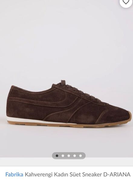 Fabrika Kahverengi Süet Sneaker
