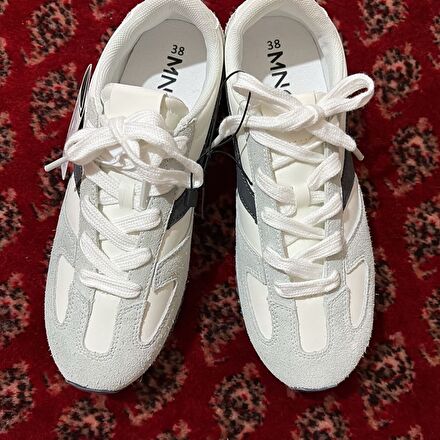 #MANGO Ayakkabı Beyaz Sneaker Ayakkabı