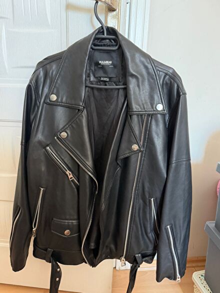 Pull&bear deri biker ceket