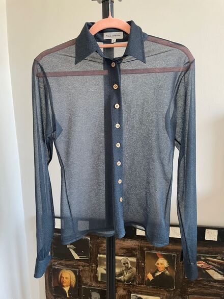 Polo Garage Şeffaf Tül Gömlek