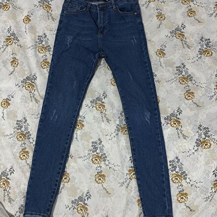 Yüksek Bel Kot Pantolon