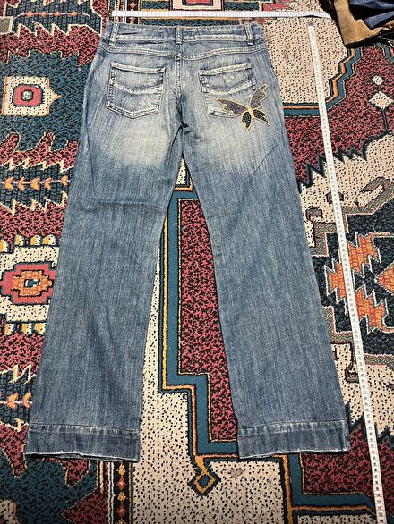 Vintage Butterfly Detail Jean