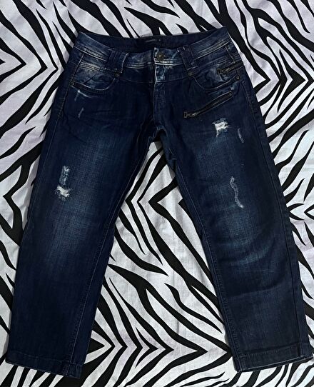 Fermuar Cep Detaylı Vintage 00s Pantolon