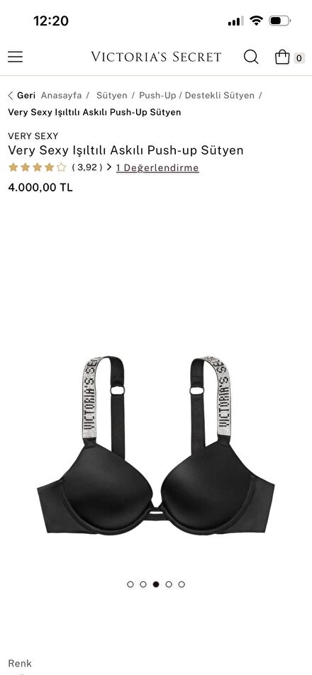 Victoria's Secret Işıltılı Sütyen