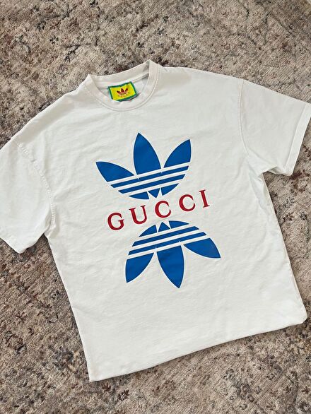 Adidas x Gucci Trefoil T-Shirt Orijinal