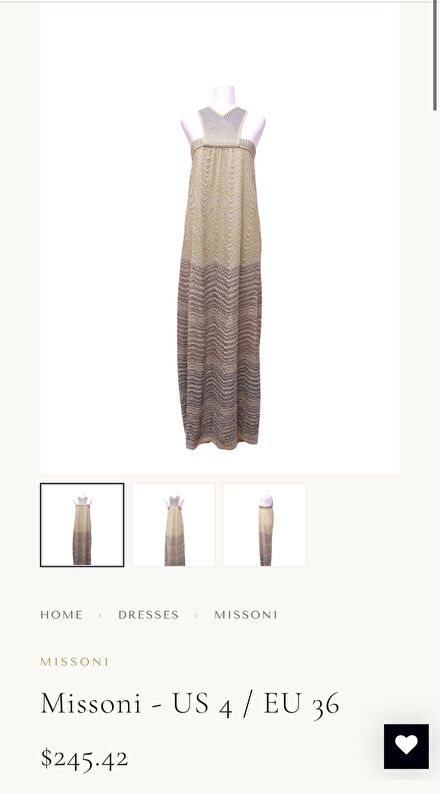 Missoni Uzun Elbise