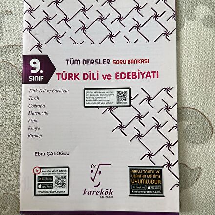 9. Sınıf Türk Dili ve Edebiyatı