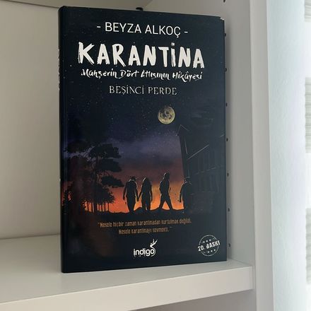 Karantina Beşinci Perde Kitabı cilti