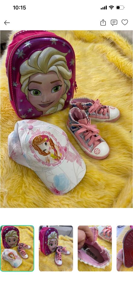 Frozen Sırt Çantası ve Ayakkabı Seti