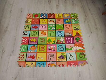 Alfabe ve Meyve Puzzle Oyun Matı