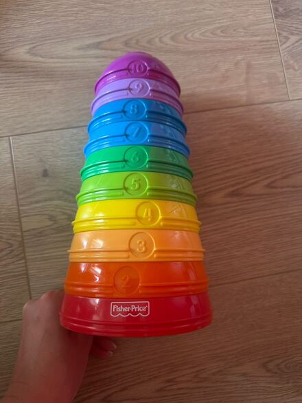 Fisher-Price Oyuncak numaralı kaplar