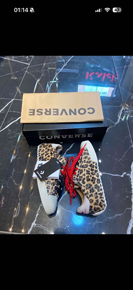 Converse Leopar Desenli Sneaker