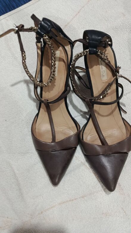 Massimo Dutti Deri Zincirli Stiletto
