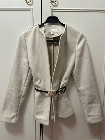 Zara Beige Blazer Ceket