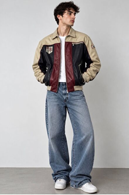 Rodi Vintage Bomber Deri Ceket