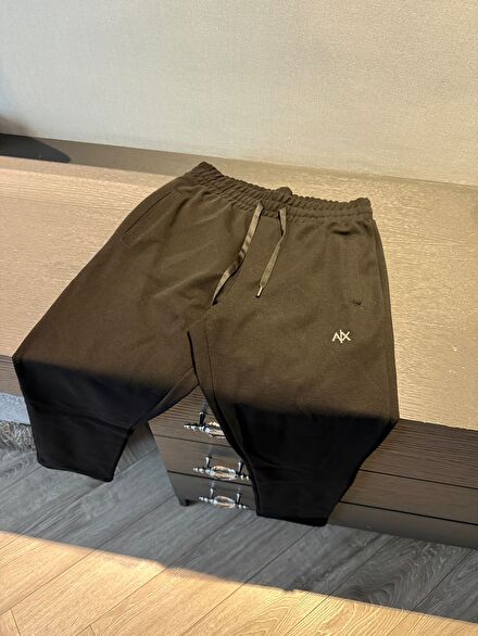 Armani Exchange Siyah Eşofman Altı