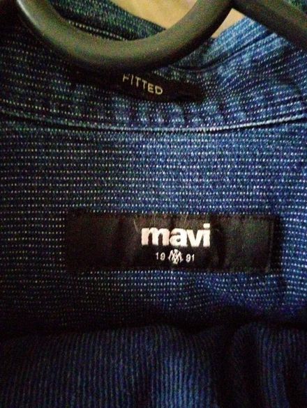 Mavi Marka 1 kere giyildi erkek Gömlek S
