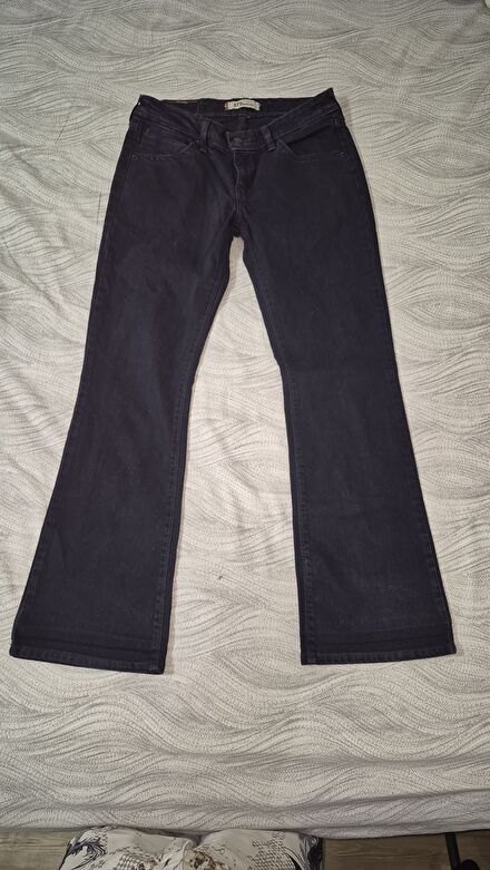 erkek Levi's 572 siyah bootcut jean pant