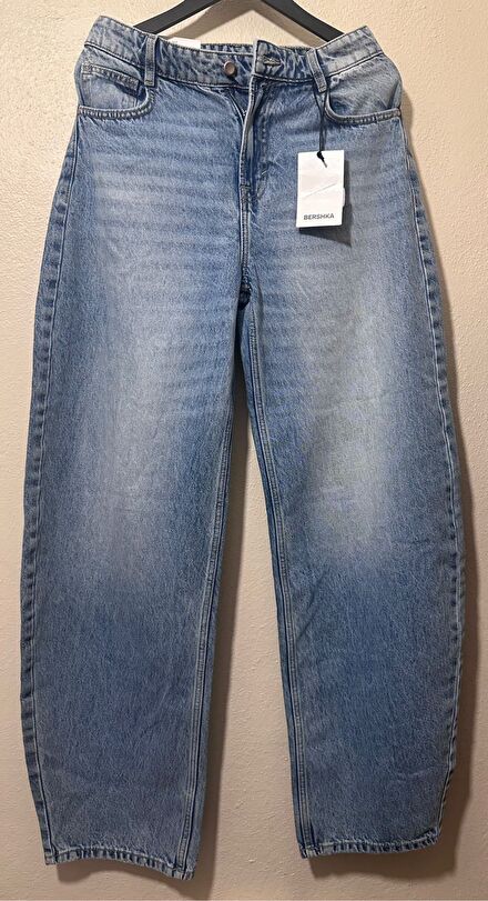 Bershka Mavi Jean Pantolon