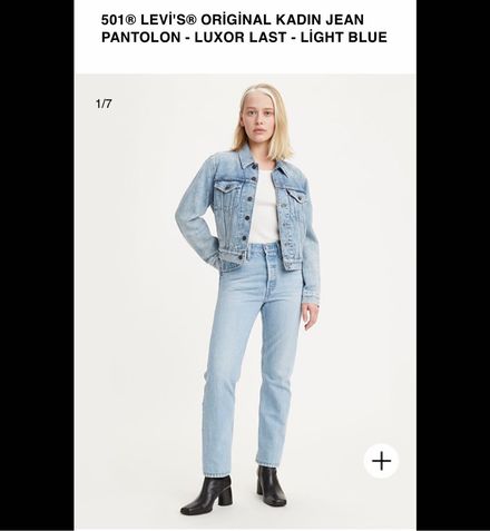 Levi's Kadın 501 Jean
