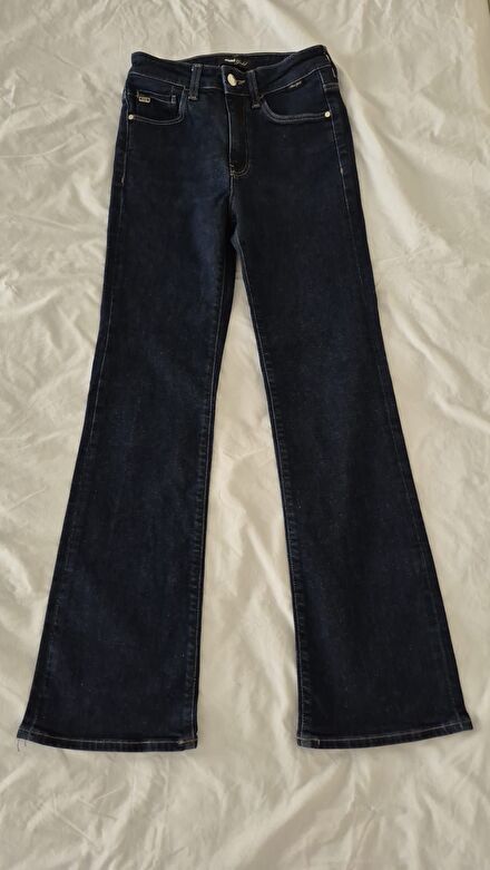 y2k Normal Bel Flare Botcoot Mavi Jeans