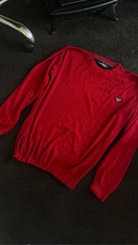 Armani Jeans Kırmızı Sweatshirt