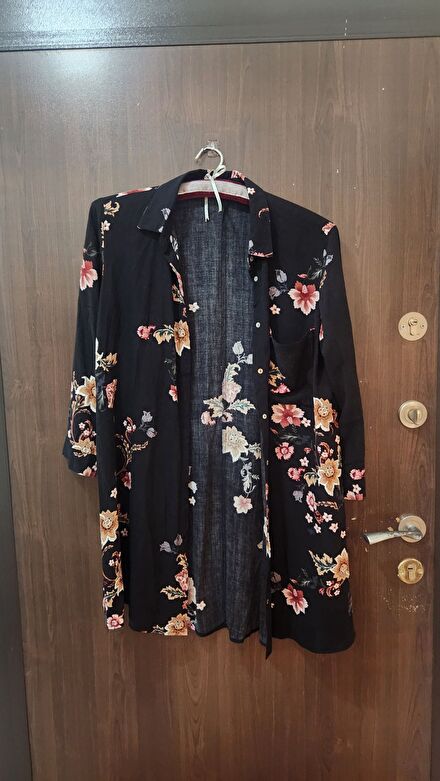Stradivarius Çiçek Desenli Kısa Elbise