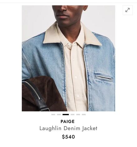 Paige Denim Erkek Ceket/S