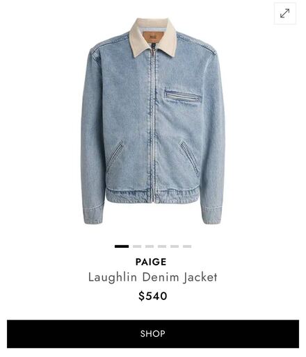 Paige Denim Erkek Ceket/XS