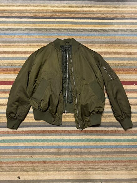 Pull&Bear Haki Bomber Ceket